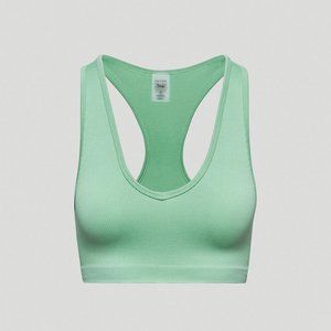 Aritzia TnaBody Tone Bra Top - Light Jade Green - M